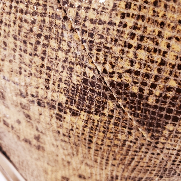 Camila Alves MUXO Snakeskin Fringe Leather Handbag EUC - Picture 9 of 10